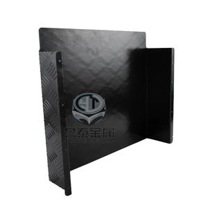 Protecteur de réservoir de carburant noir Support de réservoir de <span class=keywords><strong>gaz</strong></span> Couvercle de réservoir diesel <span class=keywords><strong>Plaque</strong></span> de déflecteur d'huile d'épaisseur 2mm - Product Image 3