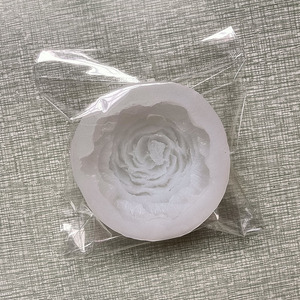 3D Peony Candle <b>Silicone</b> Mold DIY Relief Flower Soap Resin Plaster Mould Home Decor Chocolate Cake Ice <b>Baking</b> Making Tool Gifts - Product Image 5