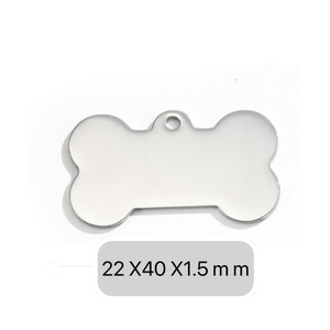 Металлическая идентификационная бирка для собак Yin'an OEM ODM на заказ, из титановой стали, нержавеющая сталь, с защитой от потери, подвесное украшение, с тиснением - Product Image 4