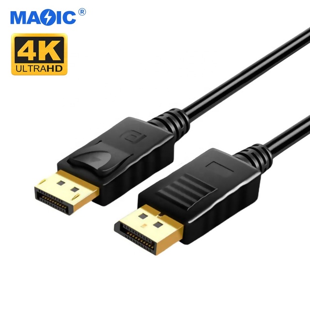 Commonly Used Accessories Parts 1.8m 4k 60hz 1080P Gold Plated DP to DP Cable DP to DP Cable for Monitor Project