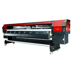 Cheap preis hohe qualität 8000k schnelle farbe große format 3.2m 10 füße sublimation drucker große typ drucker lösungsmittel 3m