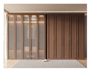 ตู้เสื้อผ้าไม้แบบสั่งทำสไตล์เยอรมันสมัยใหม่ บานเลื่อน 3 ประตู พร้อมลิ้นชัก - Product Image 5