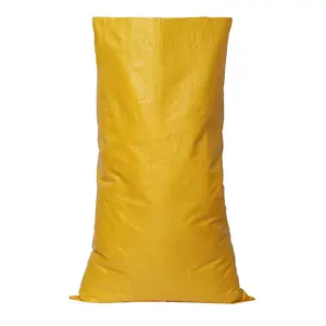 agriculture yellow corn soybean pp woven grain sack 50kg bolsas de polipropileno