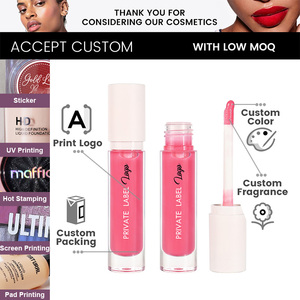 Tùy Chỉnh Mới Thuần Chay Nhãn Hiệu Riêng Tùy Chỉnh Son Bóng Nhà Cung Cấp <span class=keywords><strong>Lip</strong></span> Plumping Lâu Dài Khỏa Thân Bóng Plumper Son Bóng - Product Image 4