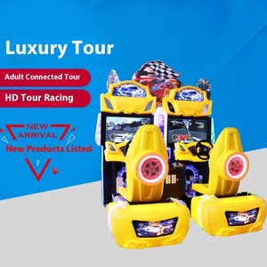 Simulador de Conducción con Pantalla Triple HD, Consola 3D para Niños, Simulador de Conducción con Volante a la Derecha o Izquierda, Máquina de Arcade - Product Image 2