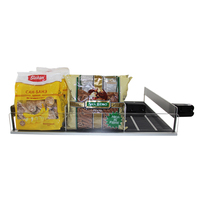 Poussoir de rayonnage autoportant multifonctionnel réglable en plastique à ressort automatique OFL pour supermarché, boissons et snacks
