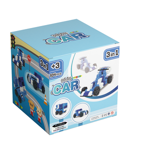 ชุดบล็อกตัวต่อรถยนต์3-in-1ของเล่นเพื่อการศึกษาเพื่อการศึกษา Morphun พร้อมพลาสติกทนทาน1ชิ้น - Product Image 1