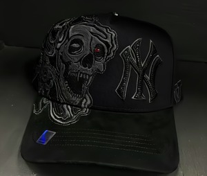 หมวกแก๊ปปักลายส่วนตัว OEM/ODM ผ้าหนังกลับทรง 5 แฉก แบบ Snapback รุ่น Sad <span class=keywords><strong>Boyz</strong></span> ของแท้ Gorras G5 Barbas Beard - Product Image 4