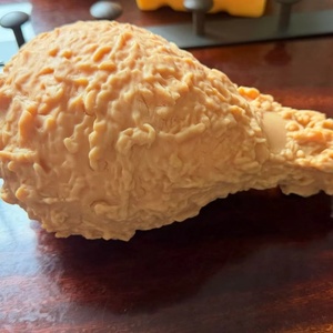 Juguete Blandito de Pollo Frito Gigante, Suave, de Ascenso Lento, Antiestrés, para Apretar, Regalo para Adultos y Niños, Diversión para el Escritorio, Juguete Sensorial Novedoso - Product Image 4