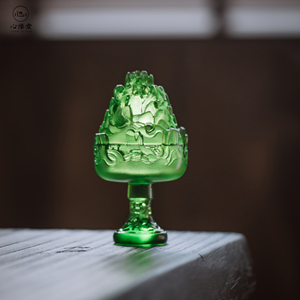 Brûleur d'encens de <span class=keywords><strong>montagne</strong></span> fait à la main Feng Shui Boshan verre de cristal exquis pour la <span class=keywords><strong>méditation</strong></span> Yoga cristal artisanat décoration - Product Image 2