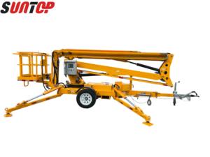 Plateforme aérienne télescopique hydraulique, nacelle élévatrice, 10m, 16m, 24m, remorquable, plateforme de travail en hauteur SUNTOP, 22m max. - Product Image 6