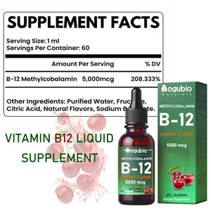 Laris suplemen Vitamines B12 methylcolamin OEM Privatel Label <span class=keywords><strong>Vitamin</strong></span> B12 cairan tetes - Product Image 2