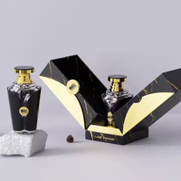Fabrication Boîte de parfum de luxe recyclable en carton à double porte, logo personnalisé, pour parfum, bougie, vin, emballage cosmétique en verre