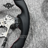 Vente en gros de volant de voiture squelette rouge couture adaptée pour Toyota Hilux Fortuner LC300 LC200 LC79 LC76 FJ70 FJ79 FJ200