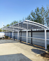 Nouveau style de carport extérieur en aluminium, garages modernes pour jardin, carports de villa, garages robustes