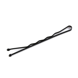 Horquillas simples <span class=keywords><strong>de</strong></span> larga duración, pinzas para el <span class=keywords><strong>pelo</strong></span> onduladas planas <span class=keywords><strong>de</strong></span> Metal con pintura negra, horquillas, accesorios para el cabello para mujeres y niñas - Product Image 6