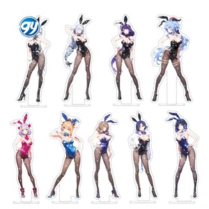 Soporte Acrílico de Genshin Impact con Ganyu, Raiden, <span class=keywords><strong>Yelan</strong></span>, Shenhe y Yoimiya, Decoración para Escritorio, Regalo - Product Image 5