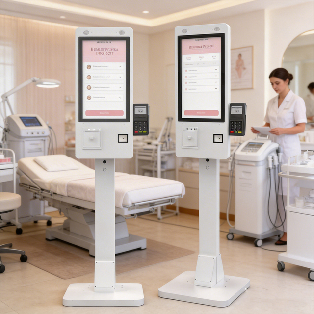 21.5" Salon POS Touch Screen Monitor - Custom Kiosk Cash Register with Touchscreen