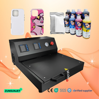 Presse à chaud par sublimation pour étui de téléphone 3D A3 Keycap Machine transfert de film Machine sous vide