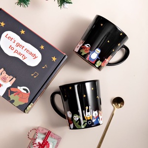 Nuevo estilo popular Navidad estilo americano <span class=keywords><strong>taza</strong></span> de café de cerámica promoción personalizada regalo tazas de leche Regalo de Cumpleaños <span class=keywords><strong>taza</strong></span> mágica - Product Image 4