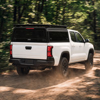 Chevrolet Colorado GMC Canyon 5FT, fenêtres entièrement vitrées des deux côtés, topper de camion en aluminium, coque de camping-car, 2015-2023, 301L-400L