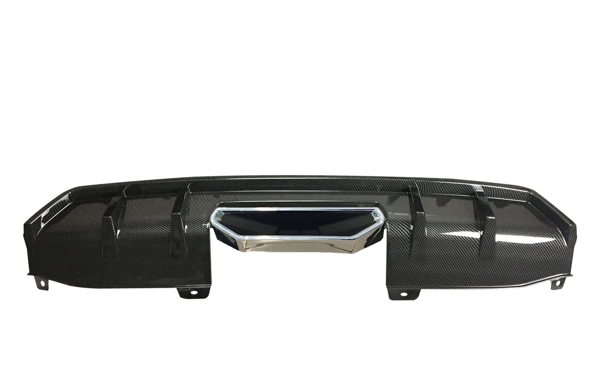 ลิ้นคาร์บอนลุค+คอหางหลังสีเงิน