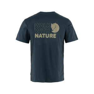 Fjall Raven Walk with Nature Magliette e magliette sportive da uomo Colore: Blu scuro |   100% Autentico - Product Image 3