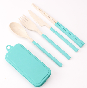 จานชามพับได้แบบใช้ซ้ำได้ ชุดช้อนส้อมสำหรับเด็ก ลายการ์ตูน ลดราคา - Product Image 5