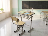 Bureaux et chaises de classe en métal pour écoles - Vente directe usine