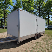 Toilettes mobiles de luxe écologiques de haute qualité, durables, faciles à démonter, pour usage extérieur, modernes