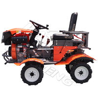 Tracteur à microtracteur diesel 4WD Motoculteur agricole multifonctionnel pour le desserrage des terres Microtrator De