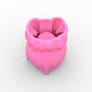 Blankly-<span class=keywords><strong>maceta</strong></span> Adorable <span class=keywords><strong>de</strong></span> silicona para <span class=keywords><strong>chica</strong></span>, recipiente para bolígrafos, <span class=keywords><strong>maceta</strong></span> para plantas suculentas - Product Image 3