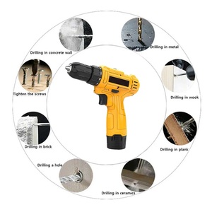 Bộ điều khiển khoan tác động không dây 21V Bộ sạc bao gồm bộ công cụ tuốc nơ vít điện 3 tốc độ thay đổi 25 + 1 cài đặt mô-men xoắn - Product Image 2