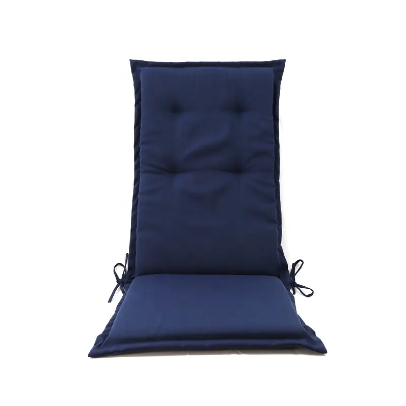 2021 new style navy blue polyester portable durable soft relax chair cushion seat cushion for indoor and outdoor use