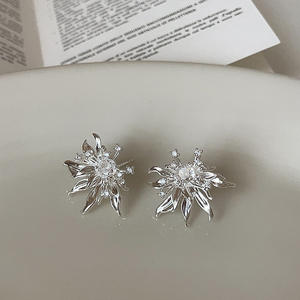 Boucles d'oreilles clous en acier inoxydable polyvalentes à la vente chaude, sans ternissement, imperméables, accessoires de bijoux pour femmes - Product Image 4