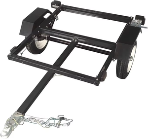 Remolque de Alta Eficiencia para ATV Agrícola, <span class=keywords><strong>Carro</strong></span> Volquete con Diseño de Caja Cerrada, Soporte de <span class=keywords><strong>Rueda</strong></span> <span class=keywords><strong>Jockey</strong></span>, Herramientas de Jardinería, Equipo de Camping, Carga - Product Image 1
