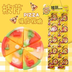 Bonbons gélifiés à la <span class=keywords><strong>pizza</strong></span>, saveur fruitée douce, boîte multicolores, 10g, marque SLEZI FOOD, fabricant en gros - Product Image 4