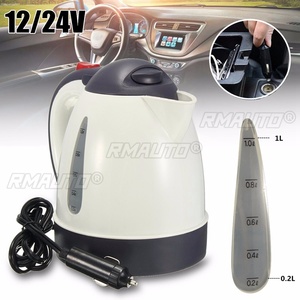 1000ML Car Hot <b>Kettle</b> Portable Water Heater Travel Auto 12V/24V for Tea Coffee 304 Stainless Steel <b>Large</b> Capacity Vehicle - Product Image 1