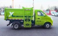 Mini camion compacteur à chargement et déchargement automatiques, manuel 4x2, électrique, neuf, à essence, LCV, camion à benne basculante pour eaux usées à vendre