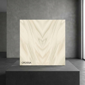 Modernas Baldosas de Porcelana Beige Marfil Nano Pulidas con Sal Soluble, 60x60cm, Acabado Brillante Vitrificado para Interiores - Product Image 3