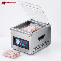 Machine d'emballage sous vide pour viande de poulet, scelleuse automatique commerciale à chambre, emballage électrique pour la conservation des aliments