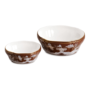 Kit de bols à fruits et tasses en porcelaine italienne orientale 7+10 pouces, motif floral, résistant au lave-vaisselle, emballage coffret cadeau complet, vente chaude - Product Image 5