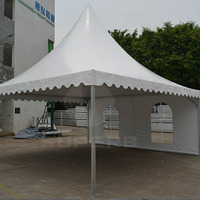 Pagoda eğlence çadırı ikinci el taşınabilir Pvc Metal alüminyum Pvc kaplı garajlar, kanopiler ve Carports alüminyum alaşımlı tüv. SGS.BV
