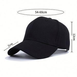 Wholesale Factory Custom Logo Adults Children Size 6 Panel Cheap Plain Blank Baseball Caps Custom Logo - Product Image 3