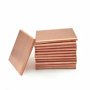 Großhandel Kupfer kathoden platten 3mm 5mm 20mm Dicke 99,99% Kupfer kathoden T2 4x8 Kupferplatten bleche Lieferanten preis