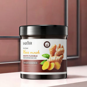Mascarilla Capilar de Jengibre Hidratante y Nutritiva en Botella Grande, Acondicionamiento Profundo Profesional, OEM ODM - Product Image 3