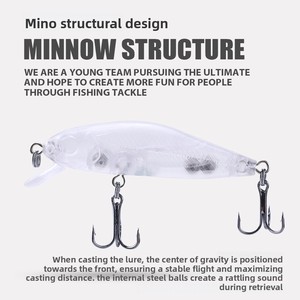 เหยื่อปลอมรูปปลาฉลามขนาด 60 มม. น้ำหนัก 4 กรัม ทำจากพลาสติก ABS สำหรับตก<span class=keywords><strong>ปลา</strong></span>แบบ Crankbait เหมาะสำหรับปลาชะโด ขายส่ง - Product Image 3