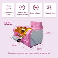 A1 A2 A3 Printer UV Impresora Cama DTF mesin cetak UV untuk casing ponsel botol kaca HDF635 dengan XP600 kepala cetak