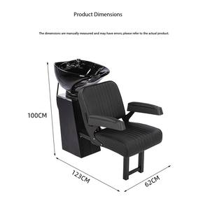 In pelle sintetica Shampoo sedia da letto con terapia della <span class=keywords><strong>testa</strong></span> per parrucchieri e uso della palestra dell'hotel - Product Image 6