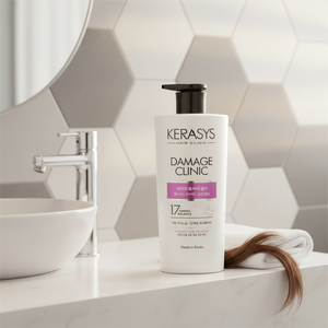 Kerasys Clinic Damage Gel 600ml, réparation capillaire professionnelle pour salon, protéines pour cheveux sains et sensibles, fabriqué en Corée pour usage en salon - Product Image 2